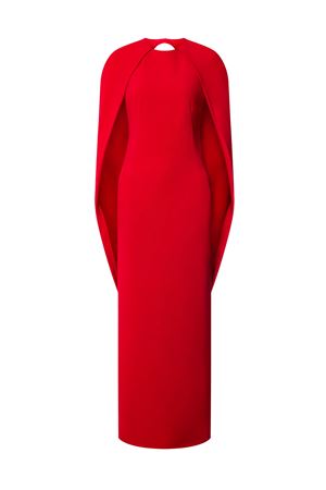 Stretch cady cape dress ALBERTA FERRETTI | A046851340112